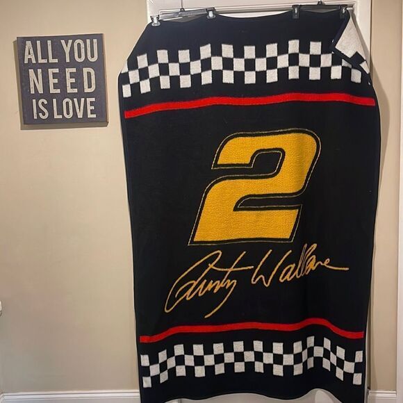 Rusty Wallace blanket - Picture 1 of 5